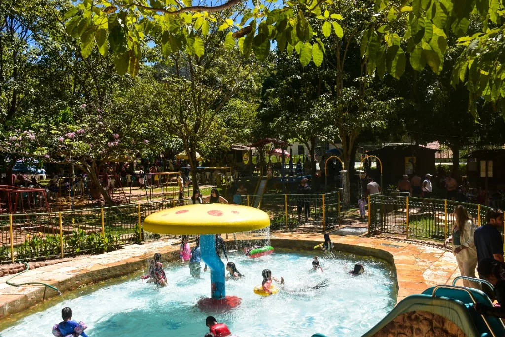 Vista do Balneário Termas do Caldas